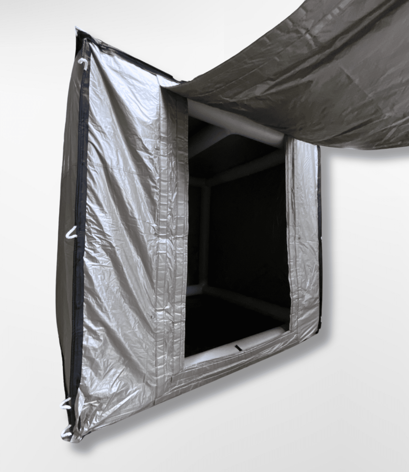 Faradaytelt, oppblåsbar ramme