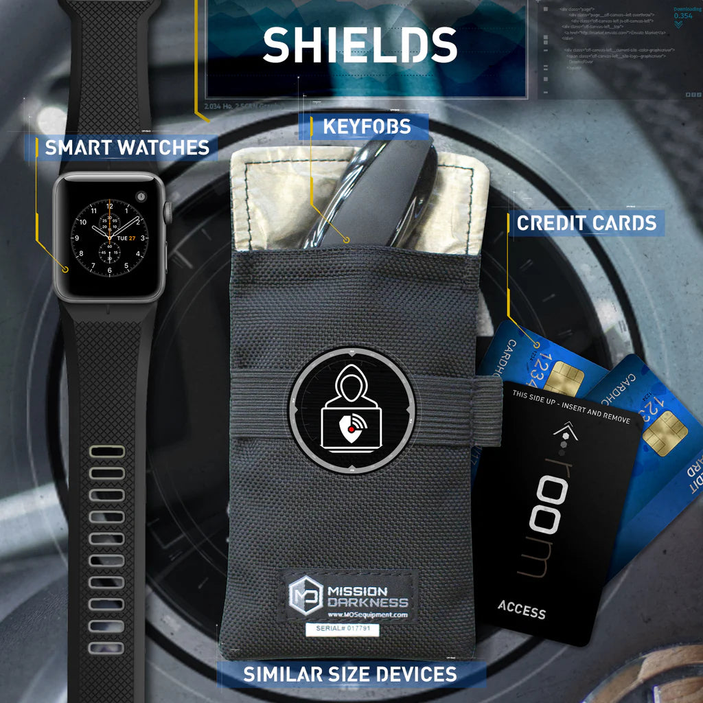 Mission Darkness™ Faraday Bag for bilnøkler (2-Pack)