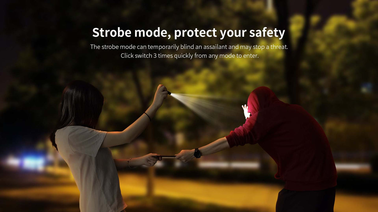 XTAR oppladbar mini lommelykt