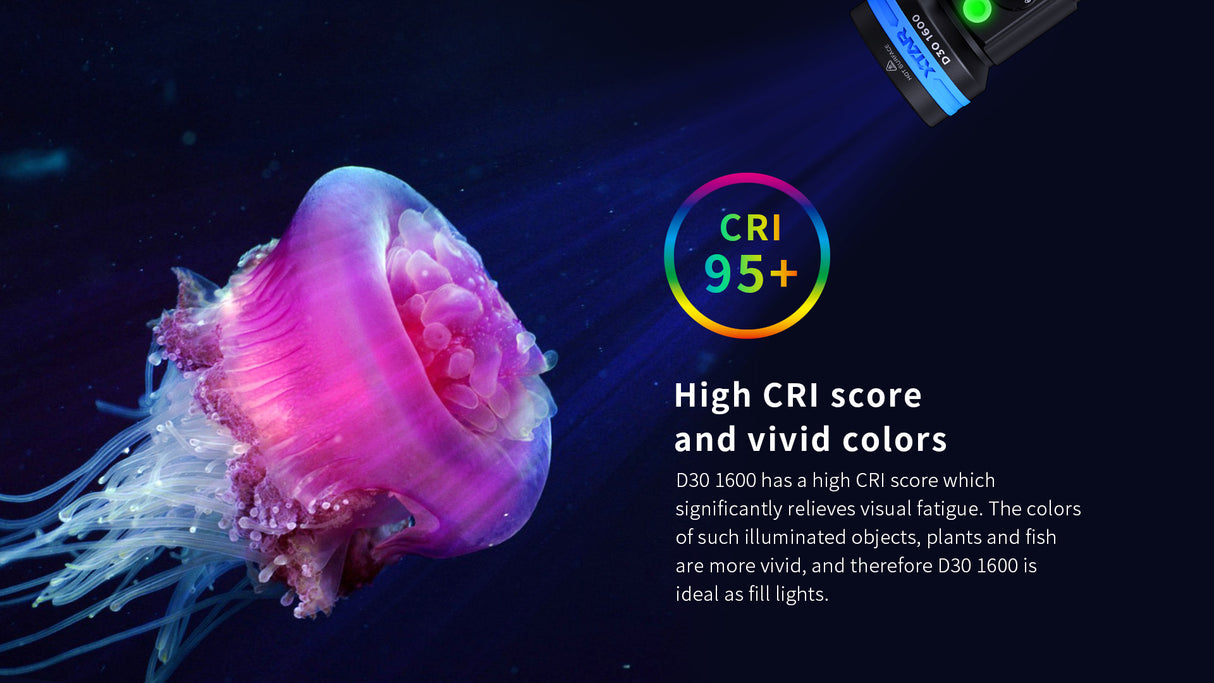 Xtar D30 1600 dykkerlykt