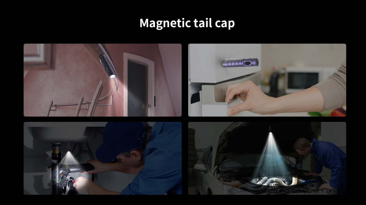 XTAR oppladbar mini lommelykt