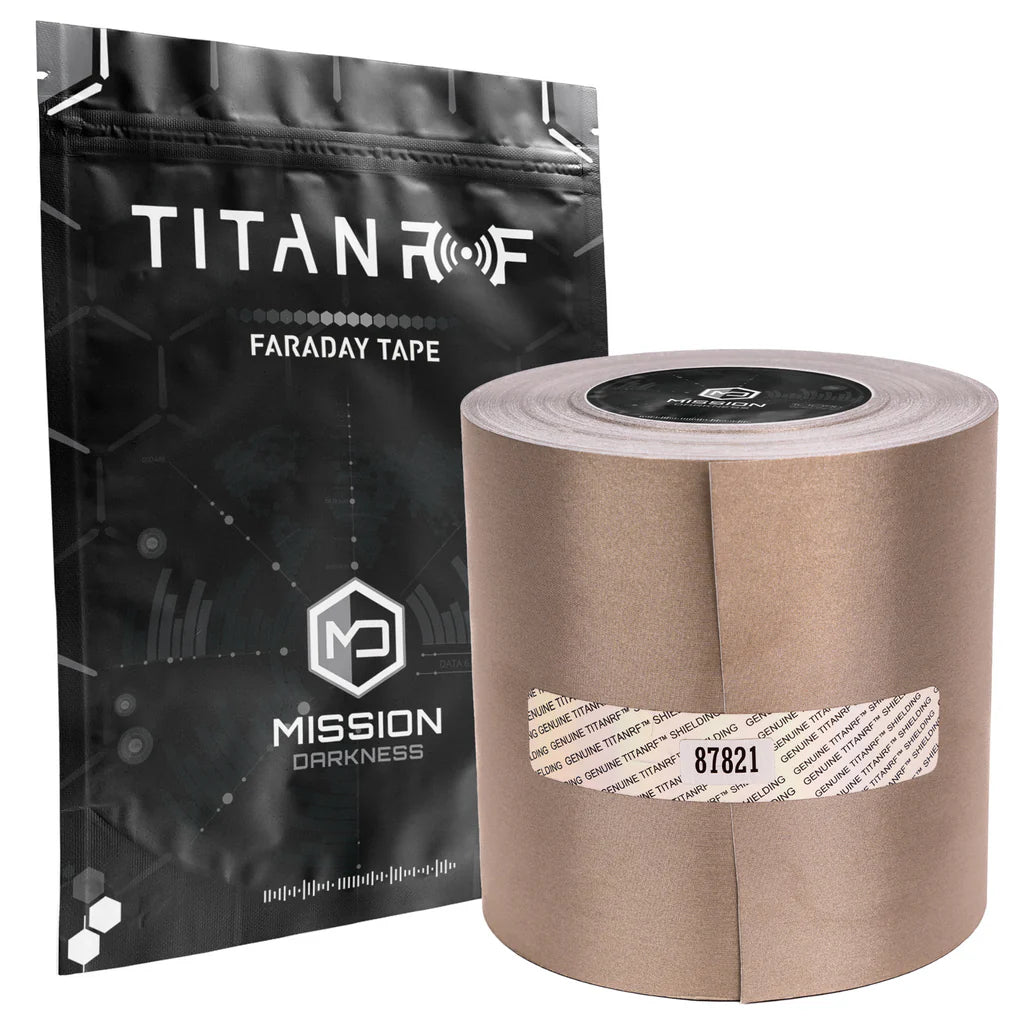 Mission Darkness™ TitanRF Faraday Tape – ledende tape for RF-skjerming