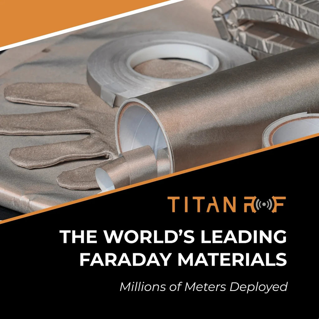 Mission Darkness™ TitanRF Faraday Tape – ledende tape for RF-skjerming