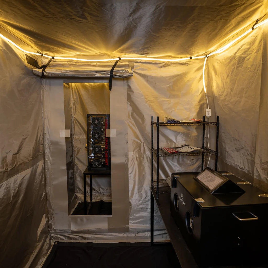 Mission Darkness™ CYPHERCYLENT RF-skjermet telt med 3 kamre