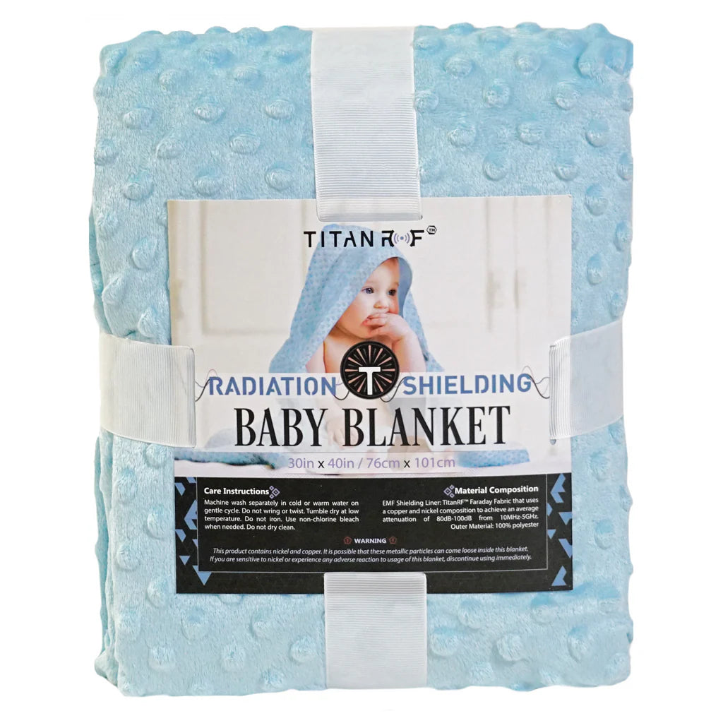 Mission Darkness™ TitanRF™ Radiation Shielding Baby Blanket