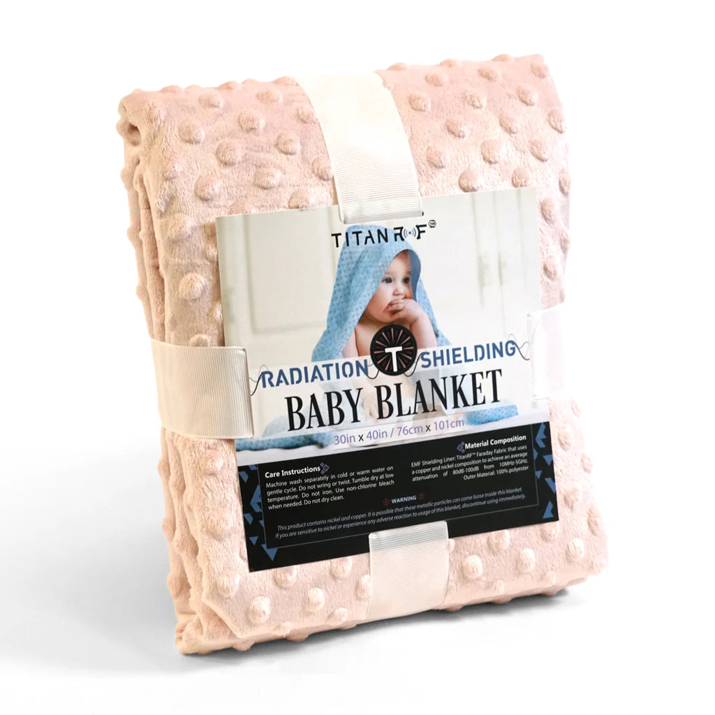 Mission Darkness™ TitanRF™ Radiation Shielding Baby Blanket