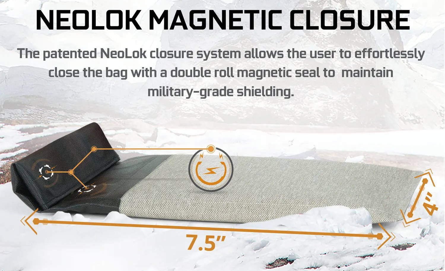 Mission Darkness™ Dry Shield Faradaybag for mobiltelefoner