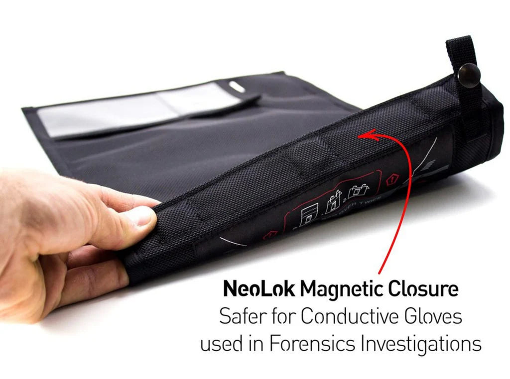 Mission Darkness™ NeoLok Faradaybag for nettbrett, med vindu