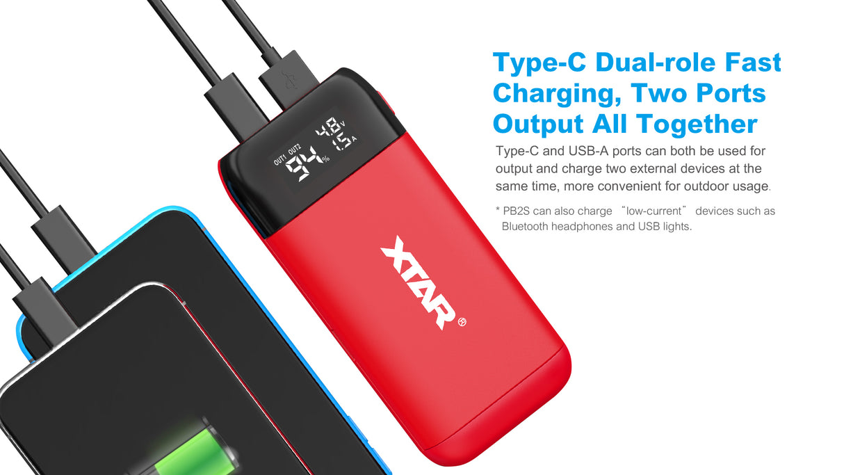 Xtar PB2S hurtiglader og powerbank