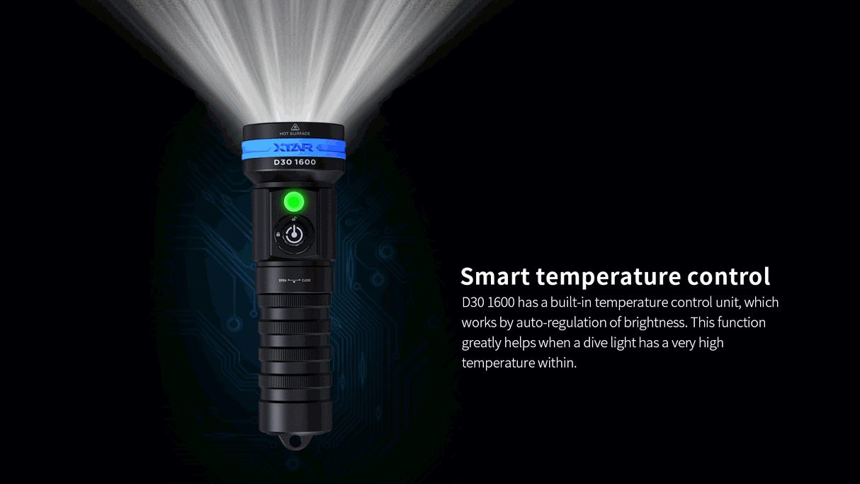 Xtar D30 1600 dykkerlykt