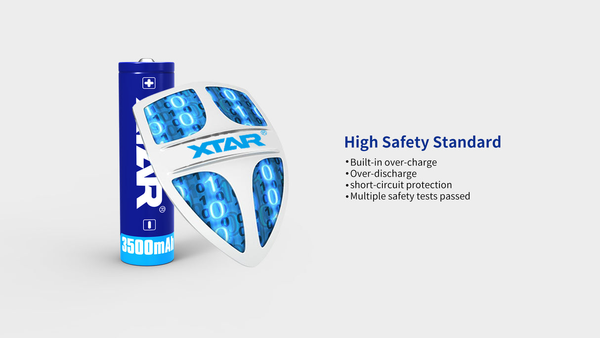 Xtar 18650 Litium Ion batteri 3500 mAh