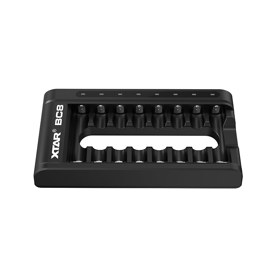 Xtar BC8 - For 8 stk. 1,2V og 1,5V AA og AAA batterier