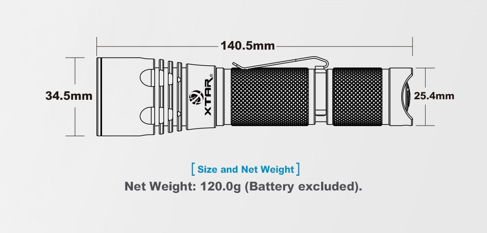 Xtar B20 LED-lykt for allbruk