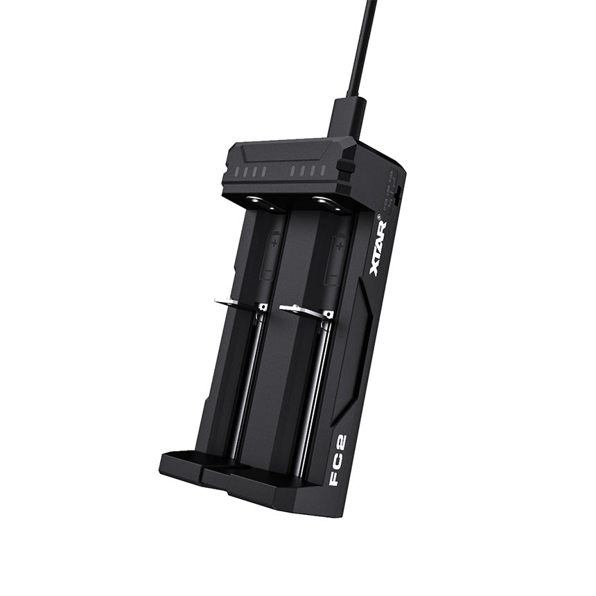 Xtar FC2 - Elektronisk lader for 2 batterier