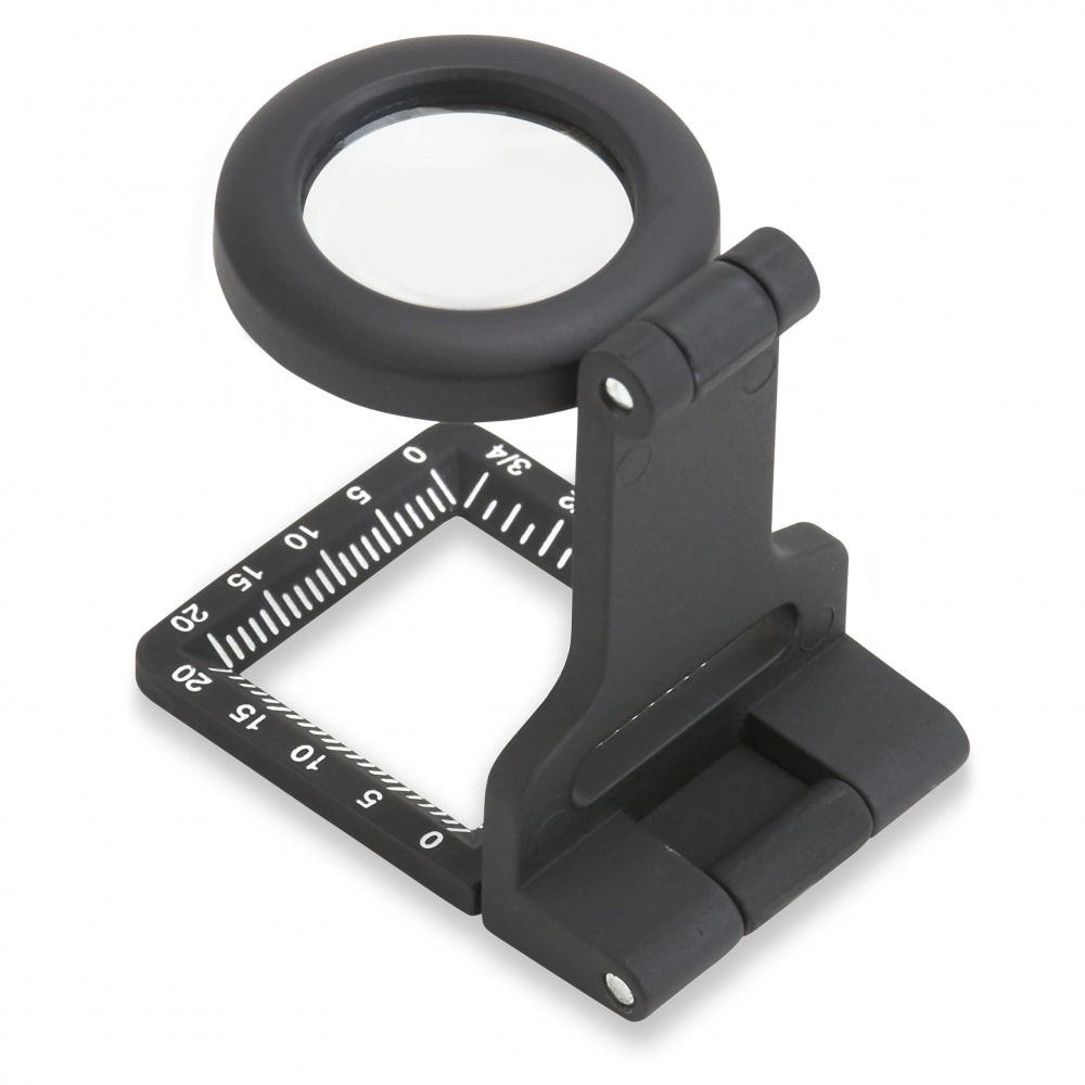 Carson Lighted MagniFold loupe à main, grossissement de 2x, avec