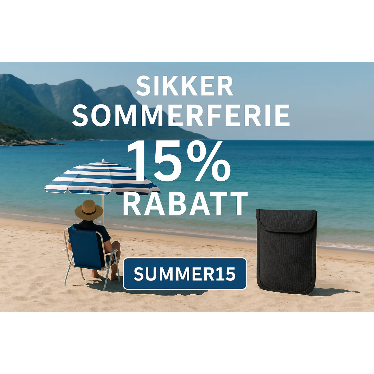 Kampanje: 15% rabatt - bruk kode SUMMER15