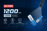 Xtar 14500 Litium Ion batteri 1200 mAh