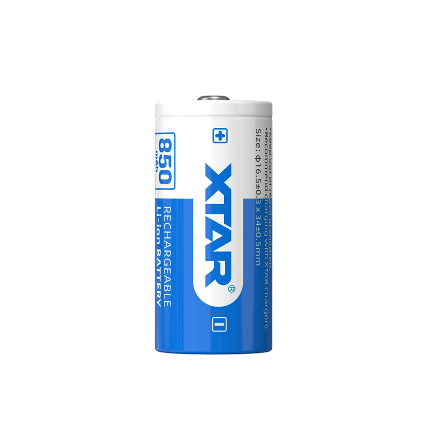 Xtar 16340 Litium Ion batteri 850 mAh