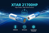 Xtar 21700- HP - 5000 mAh 25A batteri