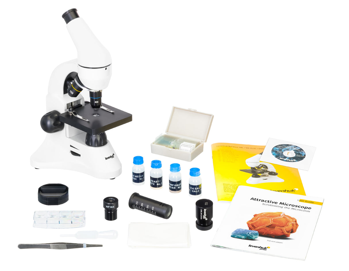 Levenhuk Rainbow D50L PLUS 2M Digital Microscope, Moonstone