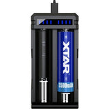 Xtar SC2 hurtiglader for 18650 - 26650 Li-Ion batteri