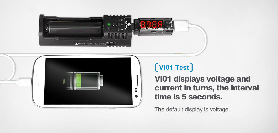 Xtar USB spenning og strømdetektor