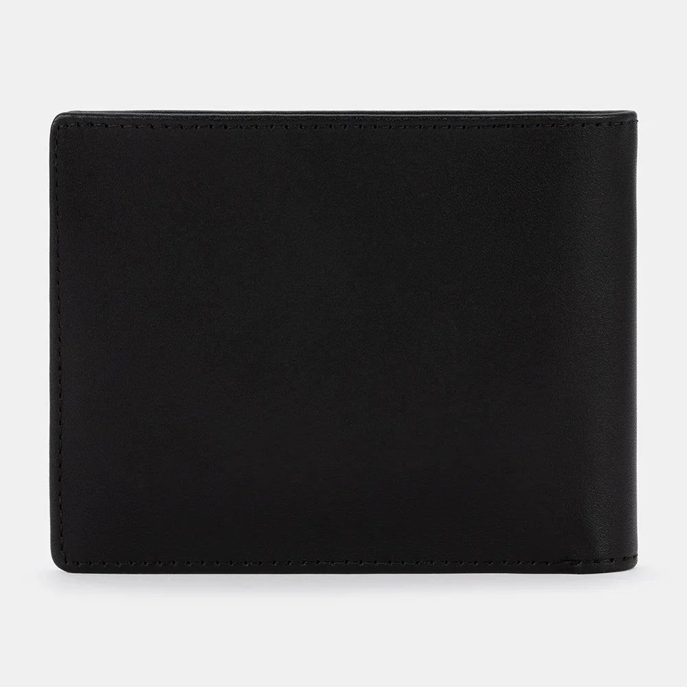 SLNT® - RFID-Lommebok i sort skinn