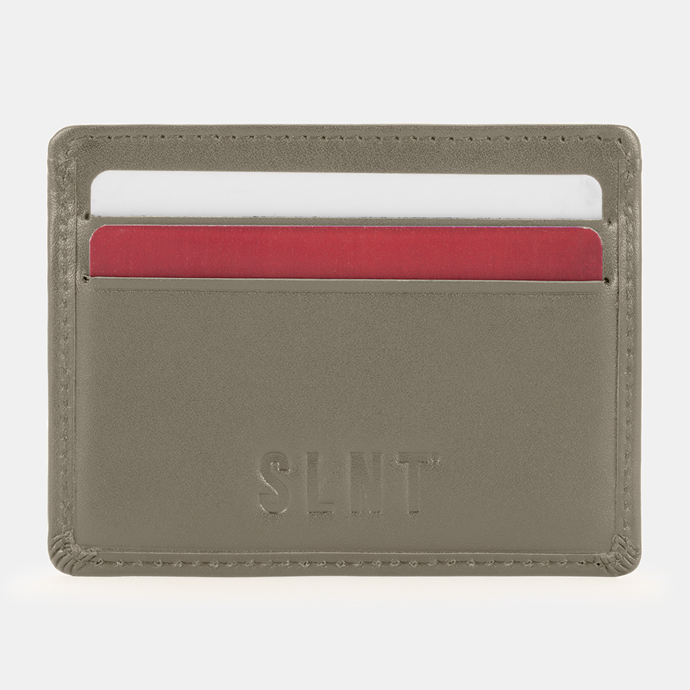 SLNT® - Kortholder RFID-Lommebok i skinn