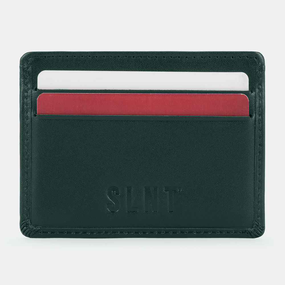 SLNT® - Kortholder RFID-Lommebok i skinn