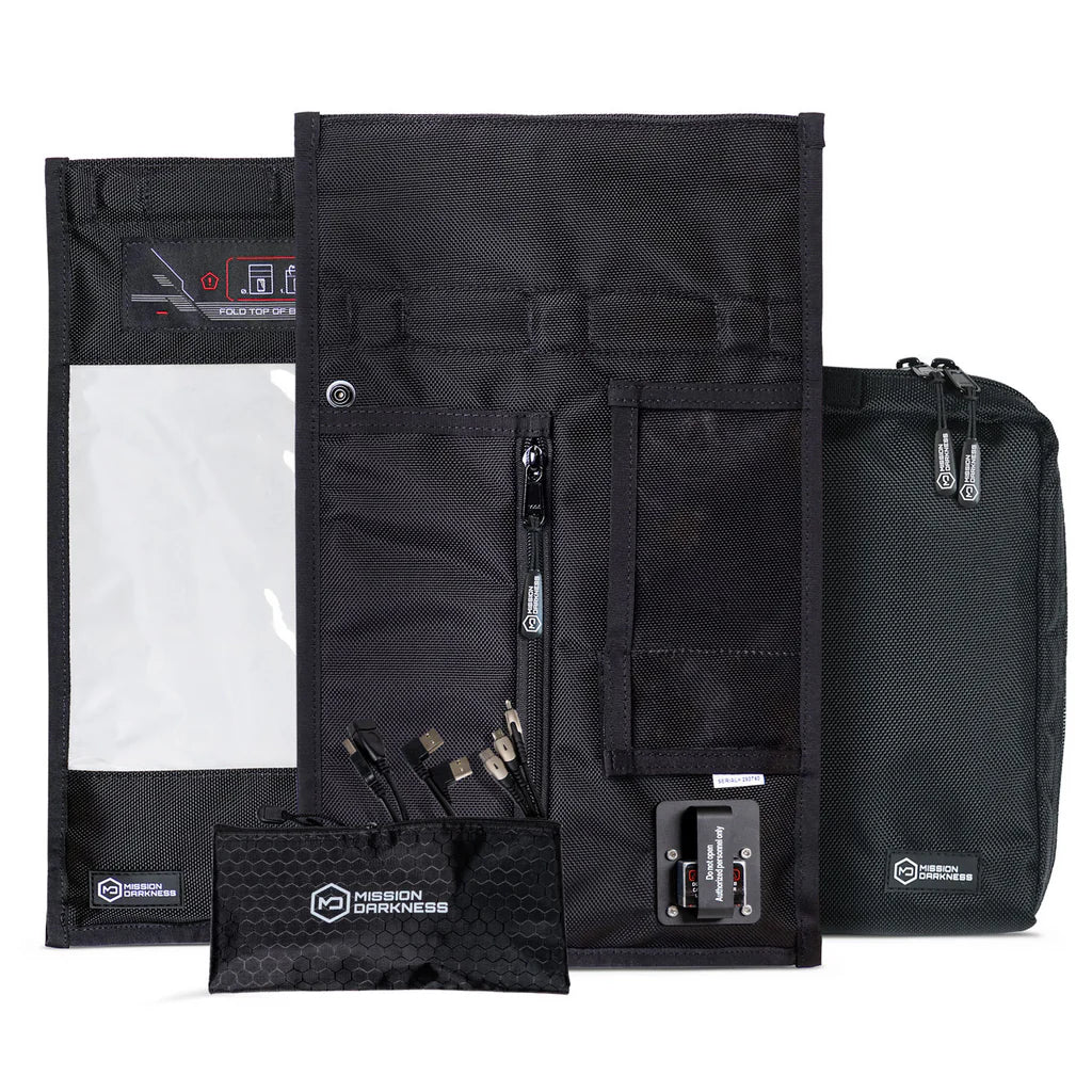 Mission Darkness™ Window Charge & Shield Faraday Bag