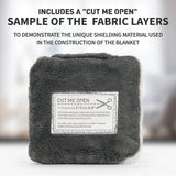 Mission Darkness™ TitanRF™ EMF Throw Blanket (fleece/sherpa-pledd)