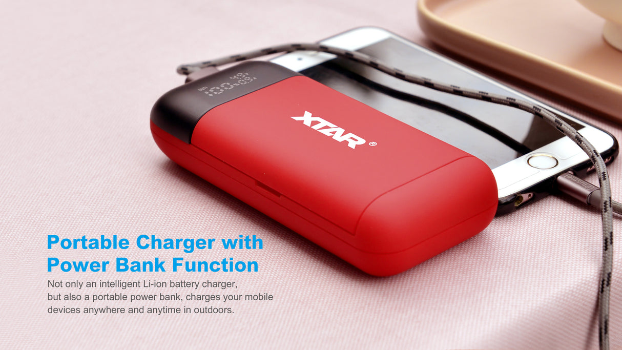 Xtar PB2S hurtiglader og powerbank