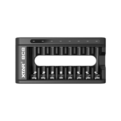 Xtar BC8 - For 8 stk. 1,2V og 1,5V AA og AAA batterier