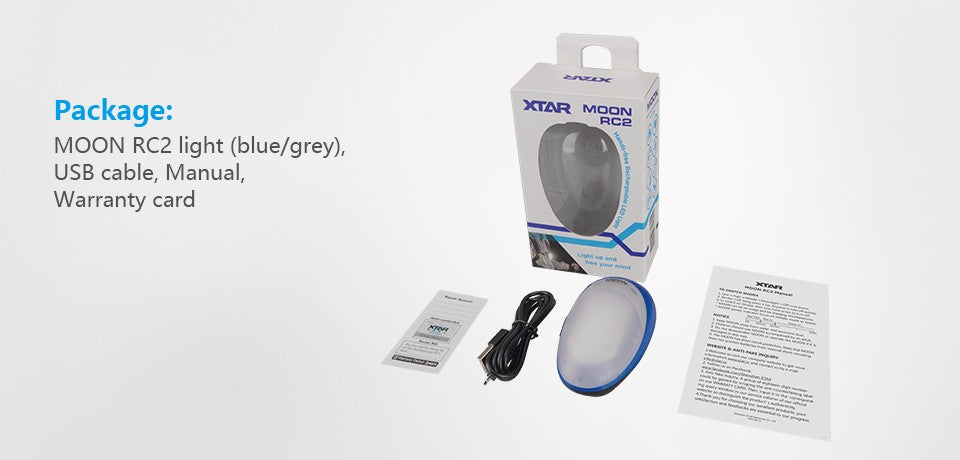 Xtar Moon RC2 blå