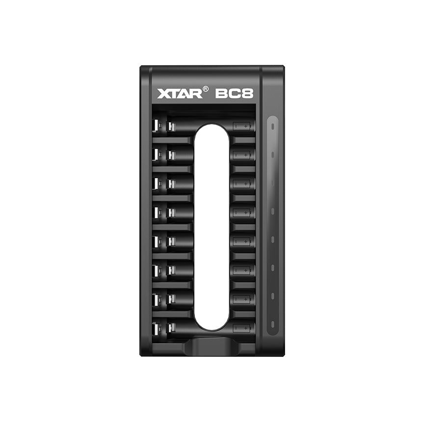 Xtar BC8 - For 8 stk. 1,2V og 1,5V AA og AAA batterier