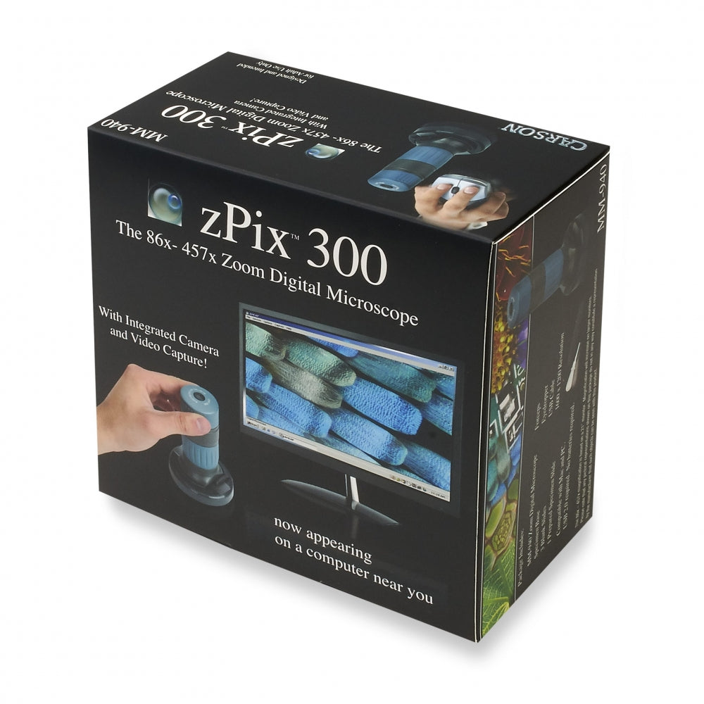 Carson zPix™ 300 86x-457x USB Digitalt mikroskop