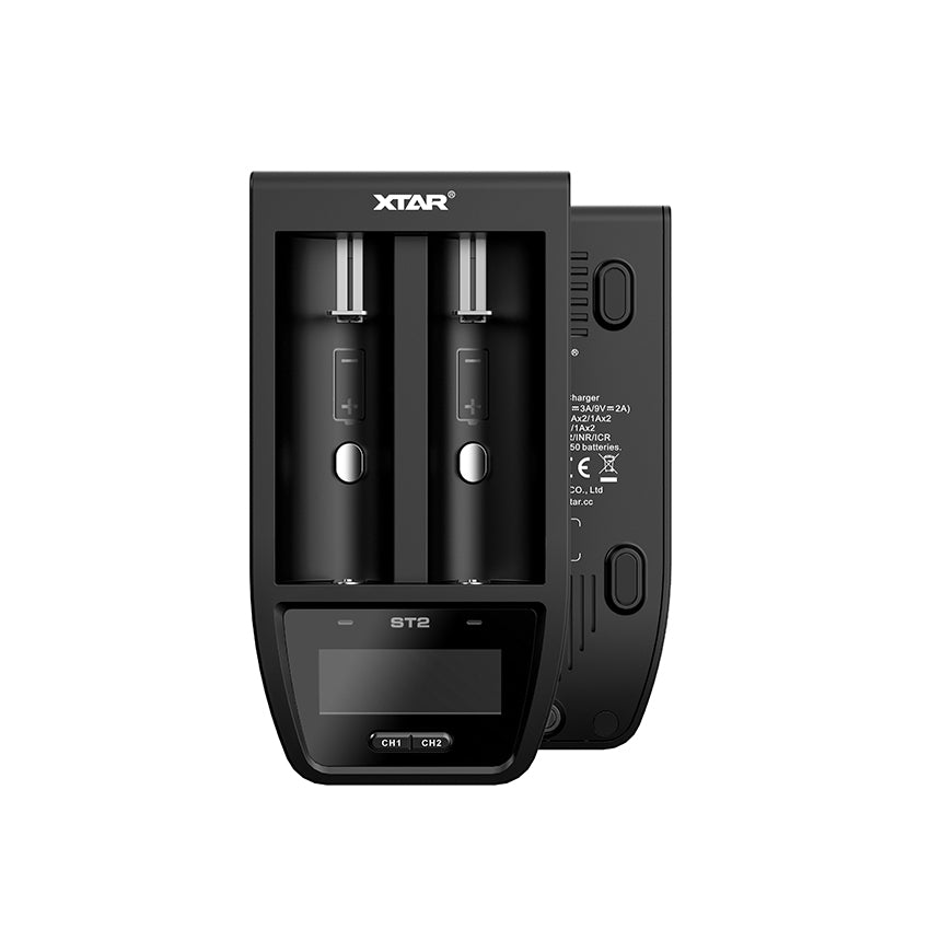 Xtar ST2 - Hurtiglader for Li-Ion batterier