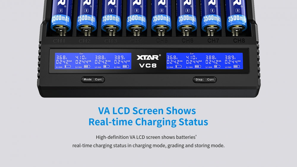 Xtar VC8 - QC 3.0 - USB-C